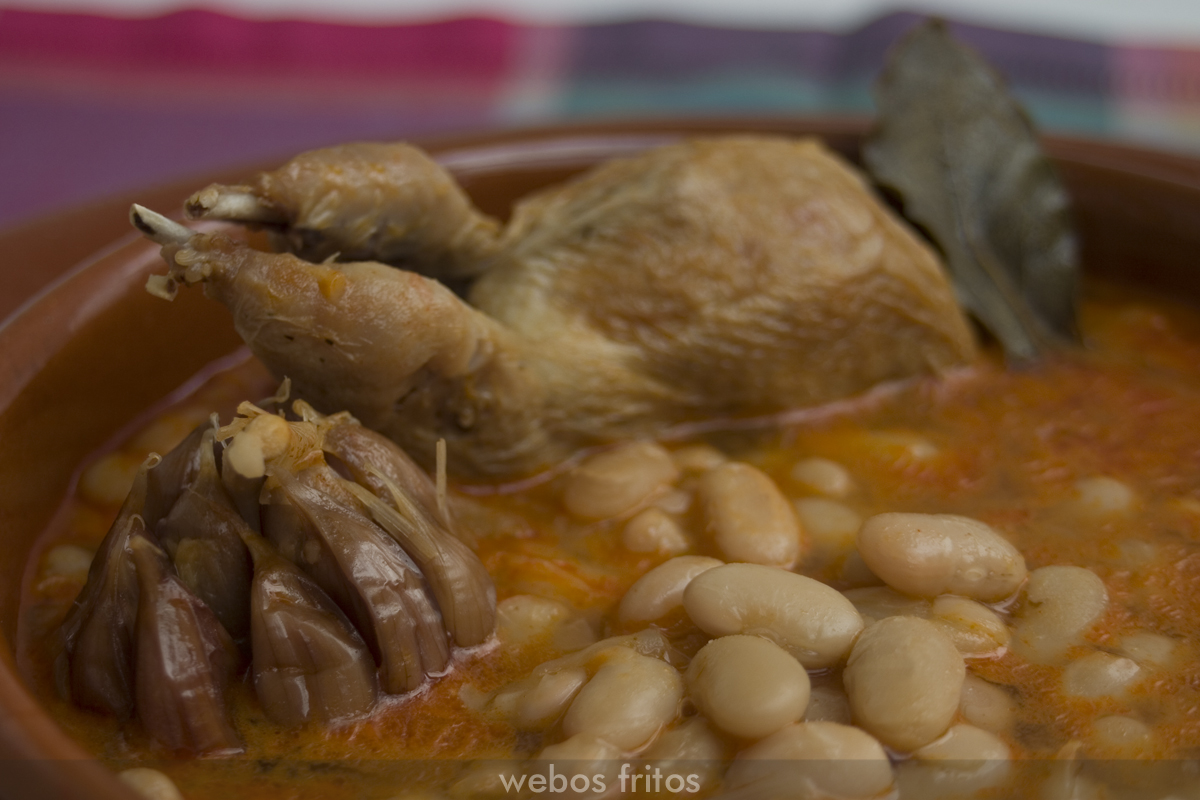 Judías con codorniz