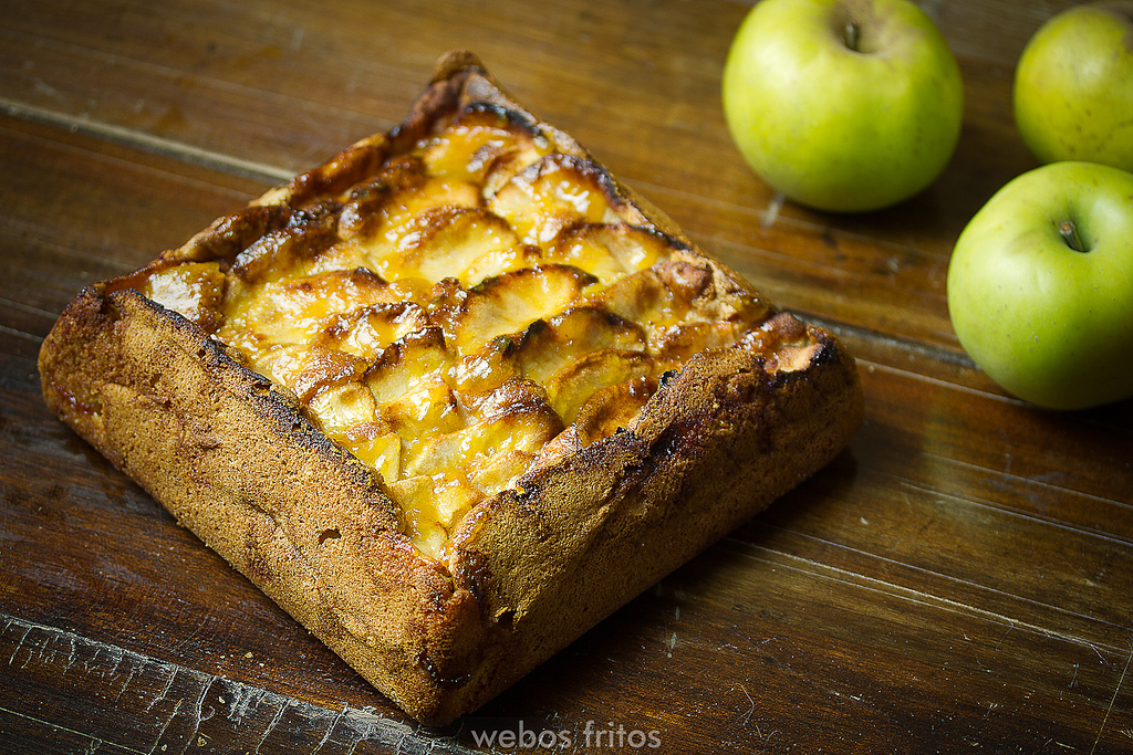 Tarta rústica de manzana