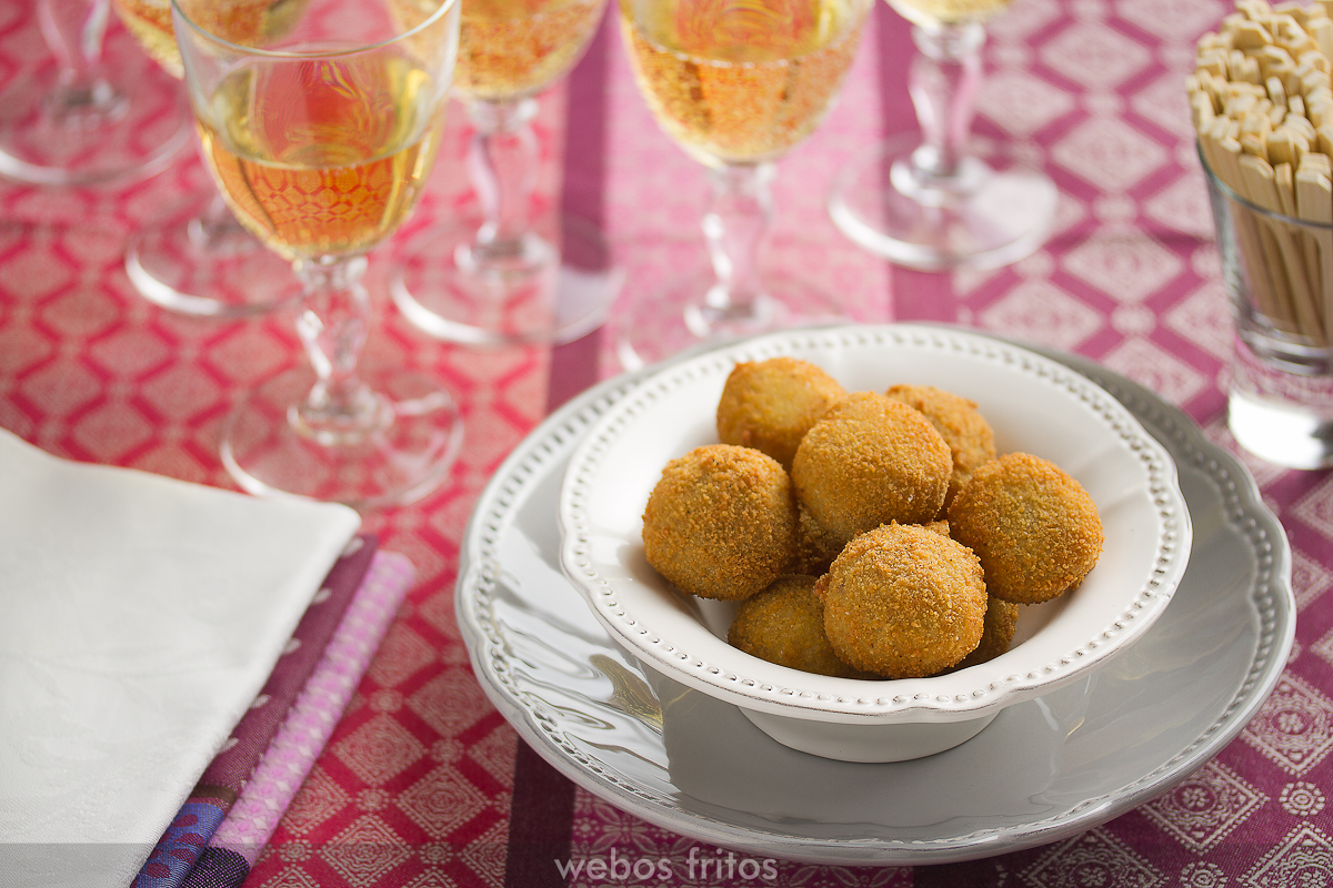 Croquetas de gambas y falso txangurro