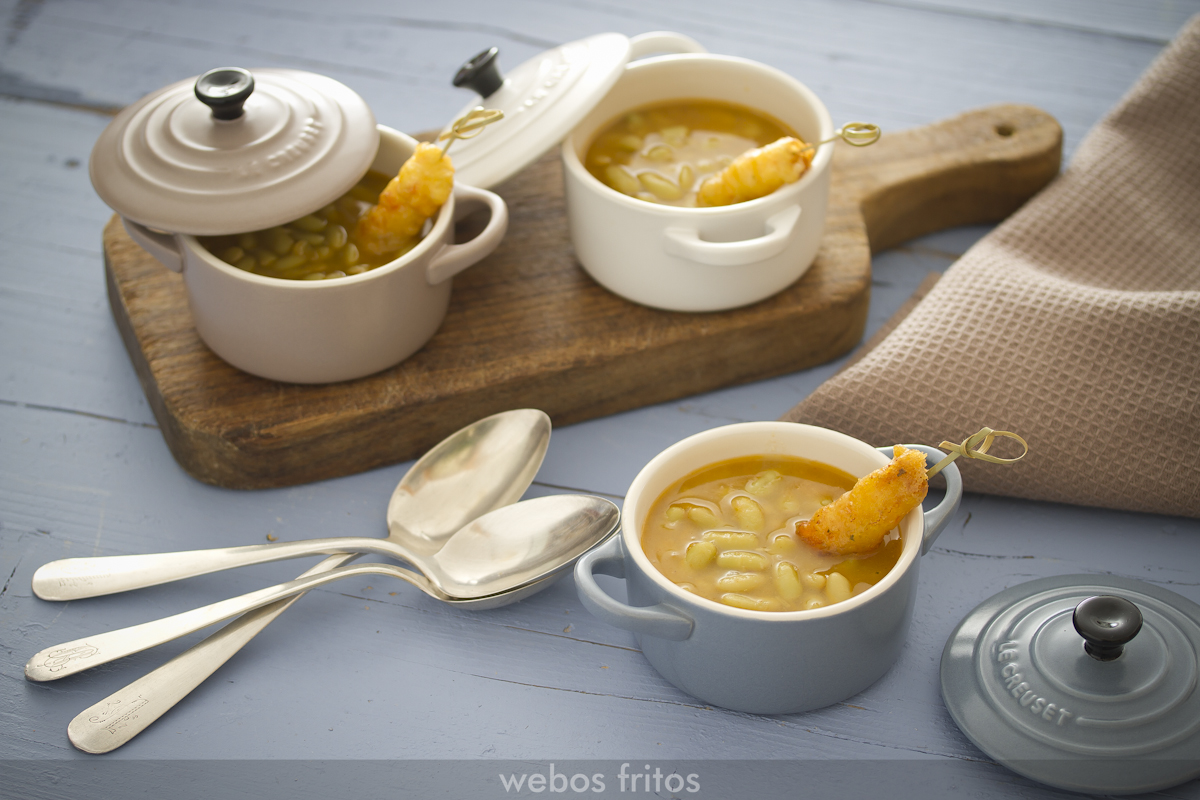 Verdinas con cigalas