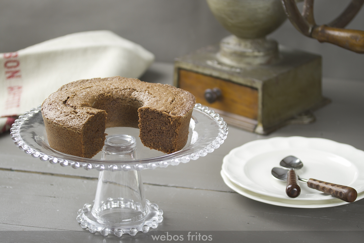 Tarta Caprese de chocolate y café