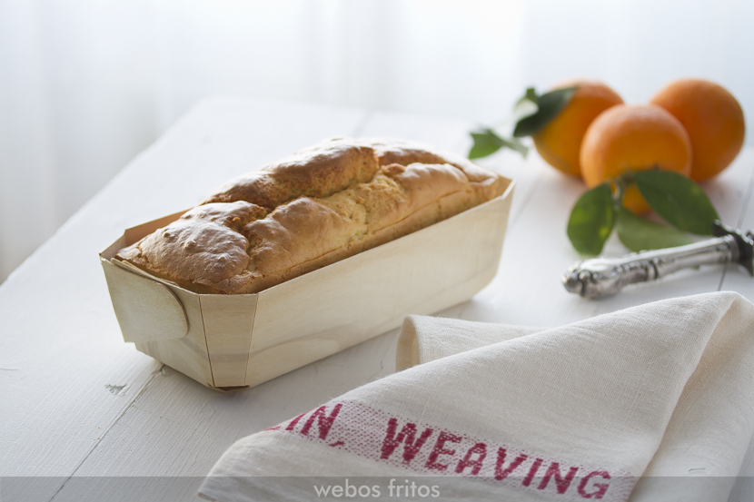 Bizcocho de naranja sin azúcar