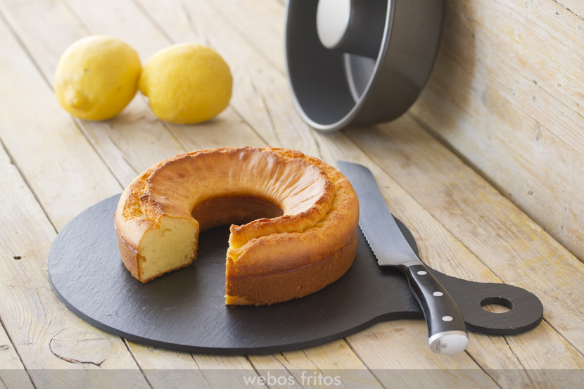 Bizcocho exprés de limón sin azúcar