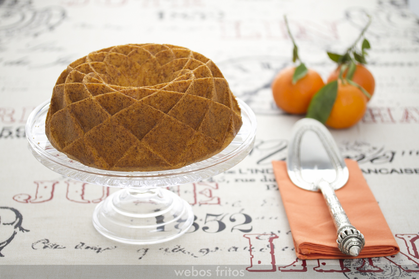 Bizcocho de mandarinas sin azúcar