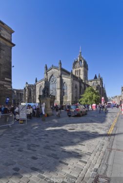 Edimburgo. St Giles' Cathedral al fondo