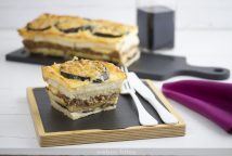 Croque cake de berenjenas