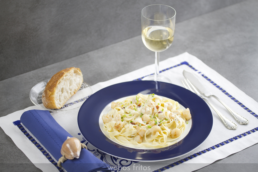 Fetuccini con zamburiñas