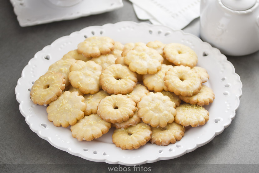 Galletas de espelta y limón para pistola