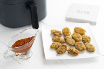 Filetes rusos de pollo en freidora de aire