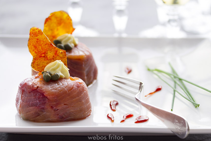 Salmón ahumado relleno