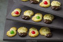 Pastas rizadas de té