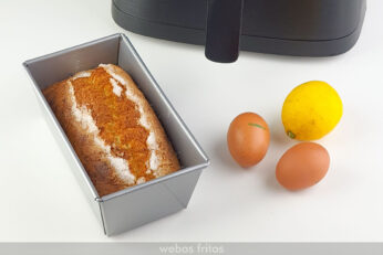 Bizcocho al tenedor para freidora de aire