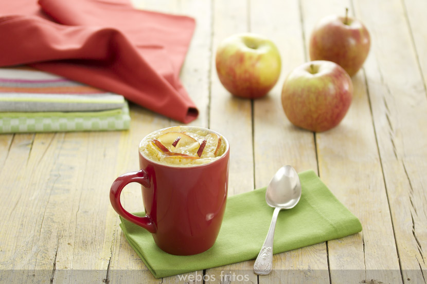 Mug cake de manzana
