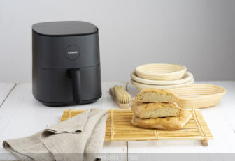 Pan de aceite en freidora de aire