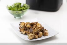 Pollo frito en freidora de aire