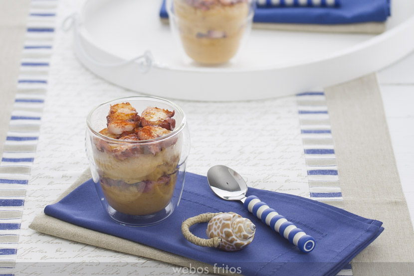 Patatas guisadas con pulpo