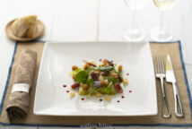 Puerros con vinagreta