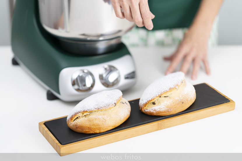 Stollen en la amasadora Ankarsrum