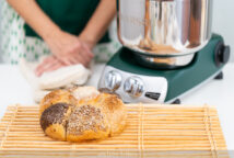 Corona de semillas con la amasadora Ankarsrum